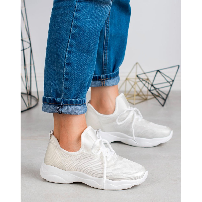 SHELOVET Liukastettavat urheilukengät valkoinen 2