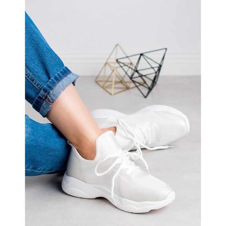 SHELOVET Liukastettavat urheilukengät valkoinen 1