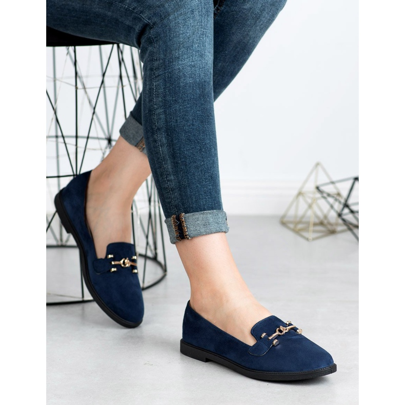 SHELOVET Suede Lords laivastonsininen 2