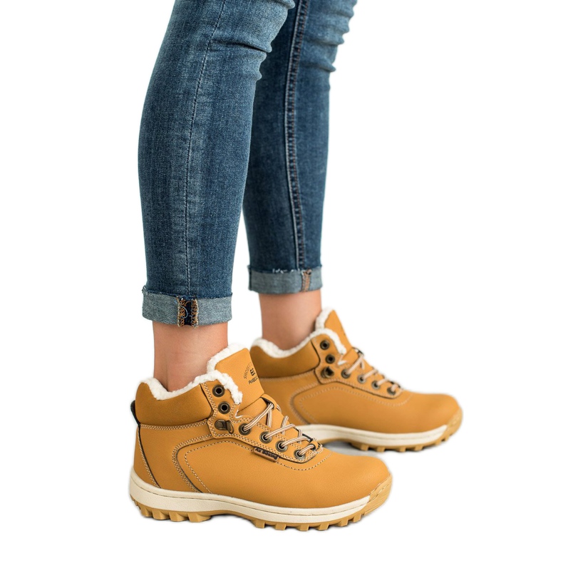 Ax Boxing Lämpimät vaelluskengät keltainen 2