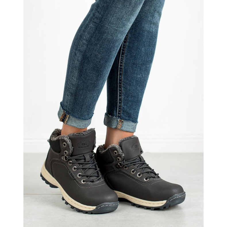 Ax Boxing Lämpimät vaelluskengät harmaa 2