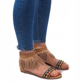 Boho 3-2 Camel Suede Sandaalit beige 1 Boho 3-2 Camel Suede Sandaalit beige 1