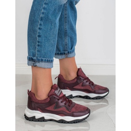 Ax Boxing Burgundin urheilukengät punainen 1