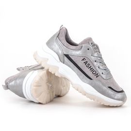 Ax Boxing Muodikkaat urheilukengät harmaa 1