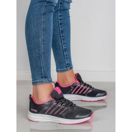 Ax Boxing Kevyet urheilukengät musta vaaleanpunainen 1