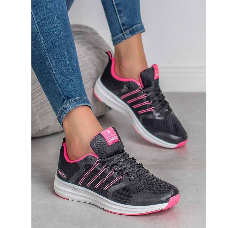 Ax Boxing Kevyet urheilukengät musta vaaleanpunainen 2