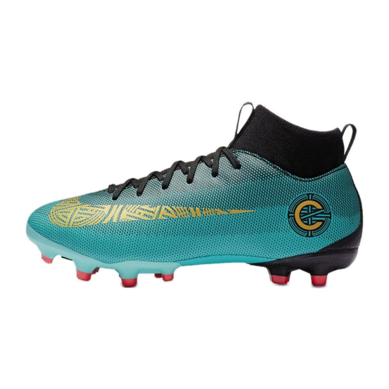 Nike Mercurial Superfly 6 Academy Gs CR7 Mg Jr AJ3111-390 jalkapallokengät sininen 1