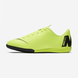 Nike Mercurial VaporX 12 Academy Gs Ic Jr AJ3101 701 vihreät kengät 1