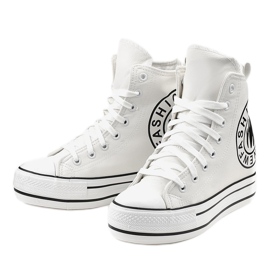 Valkoiset kiilakengät W09 valkoinen 2