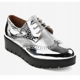 Hopeiset nauhakengät TL-60 harmaa 1