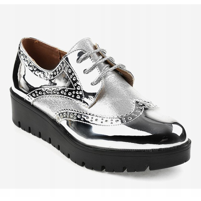 Hopeiset nauhakengät TL-60 harmaa 1