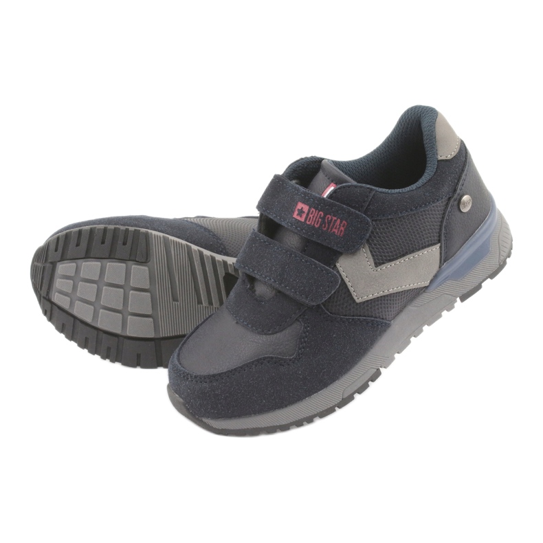 Big Star Velcro Lasten urheilukengät 374084 laivastonsininen iso tähti 5