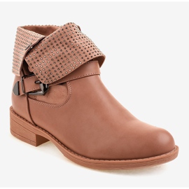 Vaaleanpunaiset saappaat soljella ja GG-43P-nastoilla vaaleanpunainen 1