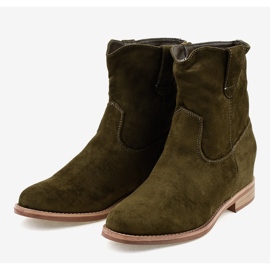 NC837 vihreät mokkanahkaiset saappaat 2