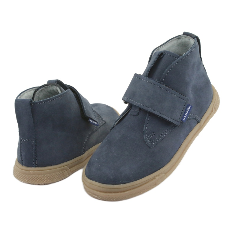 Velcro -saappaat Mazurek 106 tummansininen 4