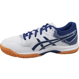 Asics Gel-Rocket 9 W 1072A034-102 lentopallokengät valkoinen valkoinen 1