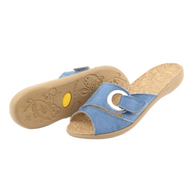 Befado naisten kengät pu 265D015 sininen 4