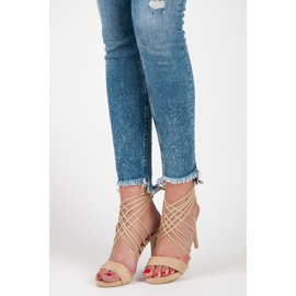 Vices Mokkakorkokengät, joissa sidonta beige 1