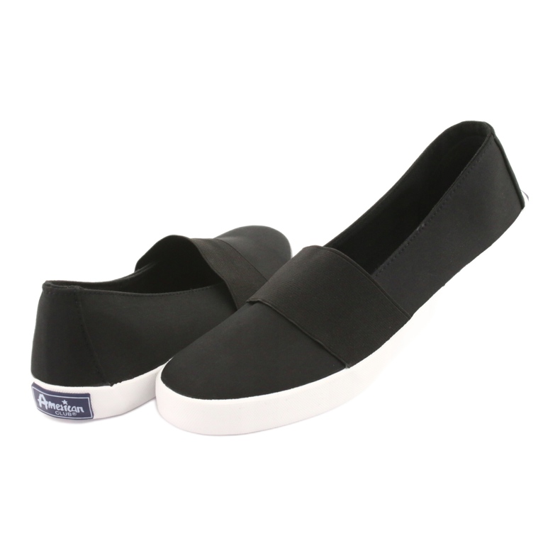 American Club naisten lenkkarit mustat lenkkarit 4