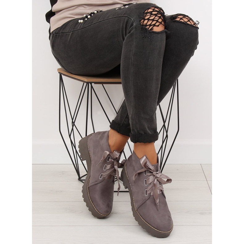 Harmaat naisten saappaat harmaa LL219 Harmaa 1