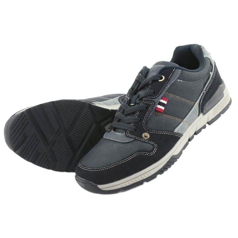 American Club AA08 tummansiniset urheilukengät laivastonsininen harmaa 4