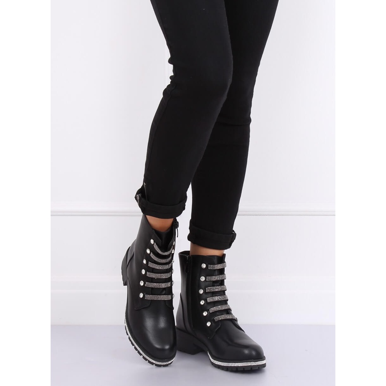 Mustat armeijan saappaat CH1818-1 Musta 2