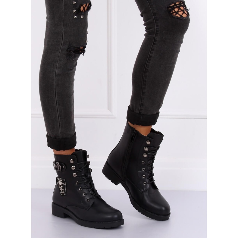 Työntekijöiden armeijan saappaat musta X535 musta 1