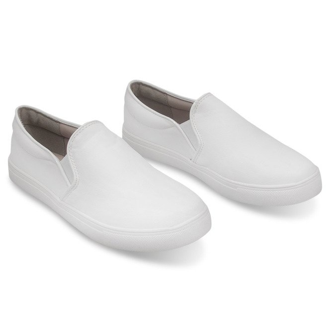 Classic Slip On Q1-41 Valkoiset lenkkarit valkoinen 1