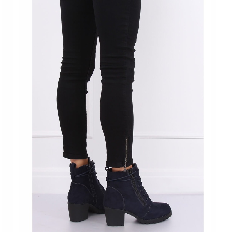 Tummansiniset saappaat suojalla W358 Blue laivastonsininen 1