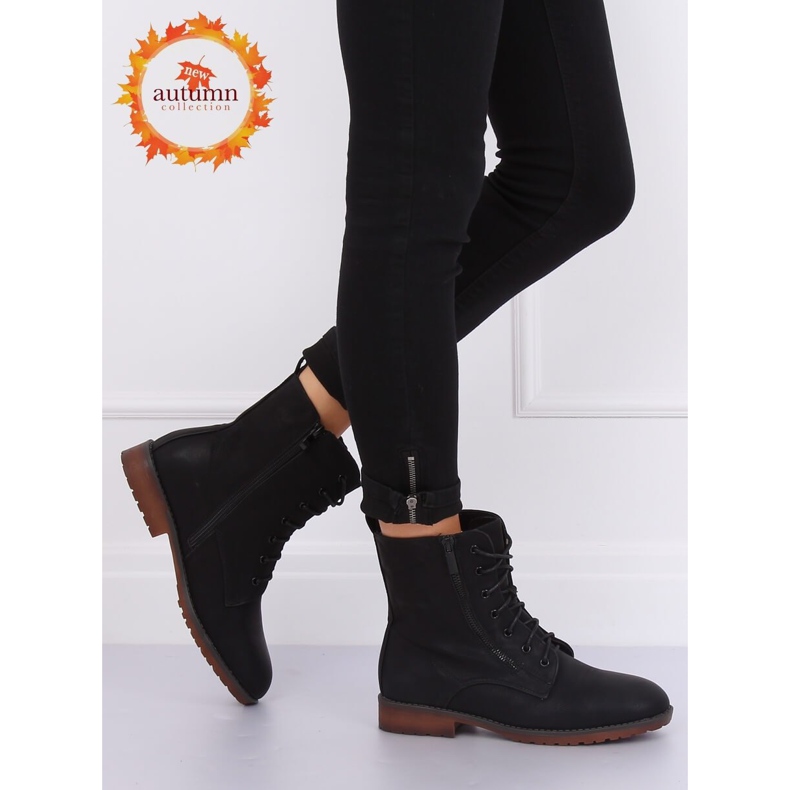 Musta Workery -saappaat W333 Musta 1