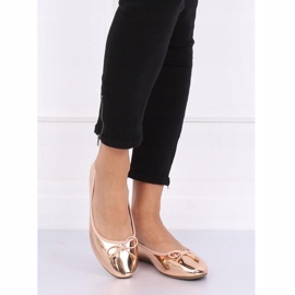 Samppanjametalliset ballerinat 9988-139 Samppanja vaaleanpunainen 2