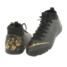 Nike Mercurial SuperflyX 6 Academy Gs Tf Jr AH7344-077 jalkapallokengät musta 3