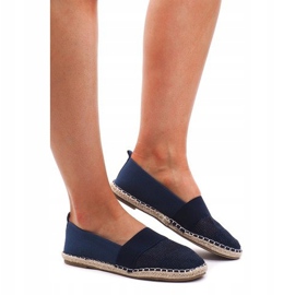 Openwork Espadrilles Tennarit 188-38 Navy Blue tummansininen 1