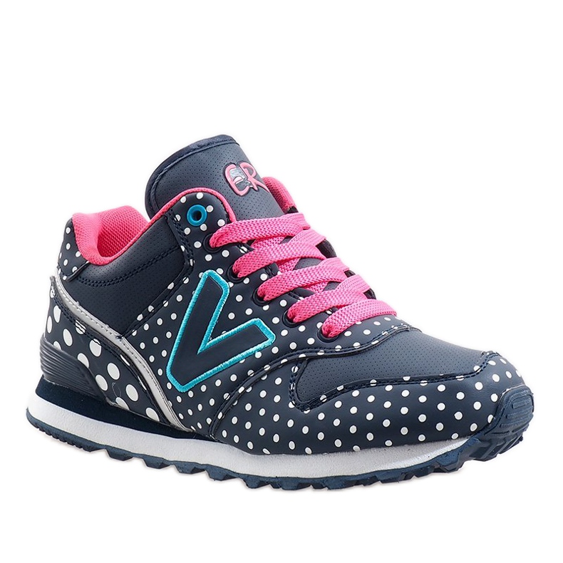 Tummansiniset urheilukengät B1573-3 laivastonsininen harmaa 1