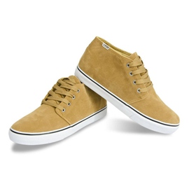 Korkeat Y009 Camel Suede -tennarit ruskea 1