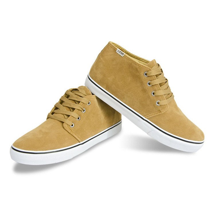 Korkeat Y009 Camel Suede -tennarit ruskea 1