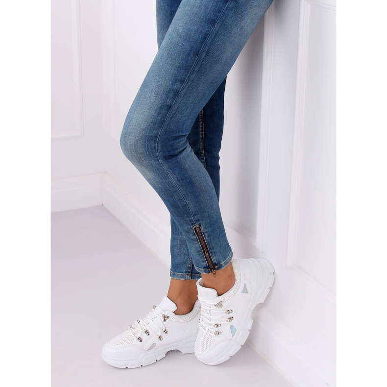 Valkoinen CB19080 Valkoiset urheilukengät 2