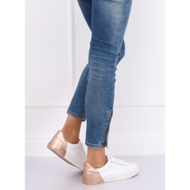 Naisten valkoiset ja samppanjaiset lenkkarit A88-29 W-CHAMPAGNE valkoinen monivärinen 1