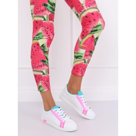 Naisten lenkkarit W-3116 Fushia valkoinen monivärinen 1