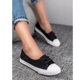 J. Star Tyylikkäät matalat tennarit musta 1