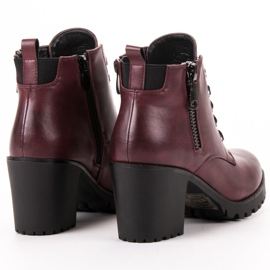 Vinceza Matalat saappaat baarissa punainen 1