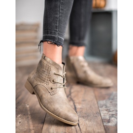 Groto Gogo Khaki -openwork -saappaat monivärinen vihreä 1