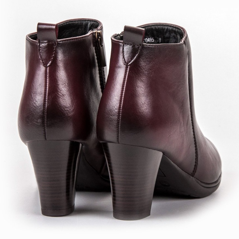 Vinceza Matalakorkoiset saappaat punainen 1