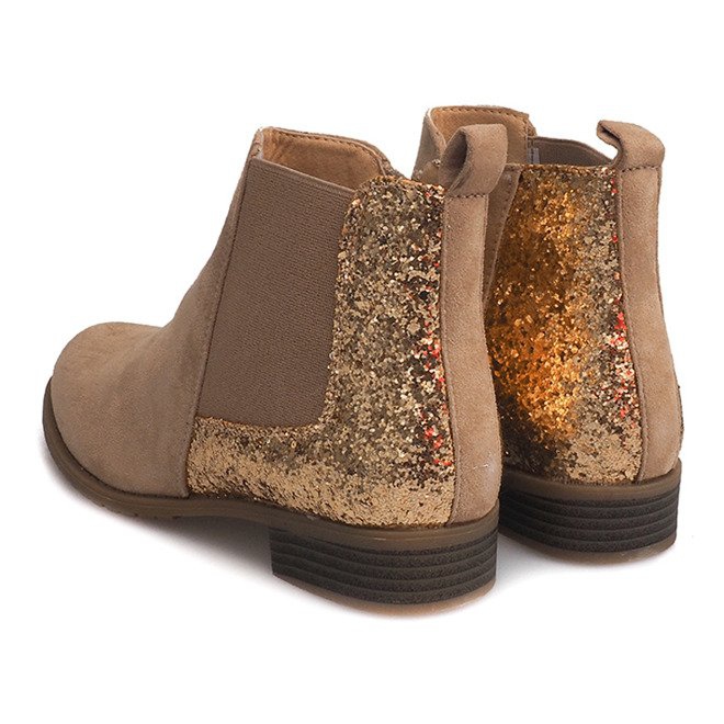 Mokkanahkakengät Jodhpur C178 Beige 1