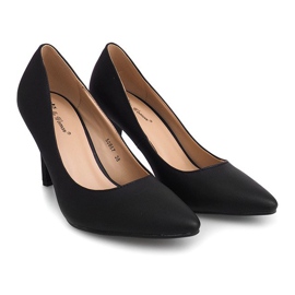 Suede korkokengät 50867 musta 1