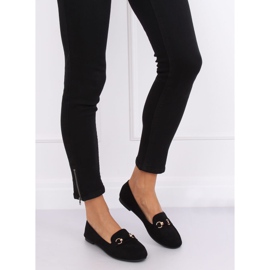 Naisten mustat nahkasaappaat 99-259 Musta 2