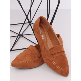 Naisten loafers kameli 99-262 Camel ruskea 1