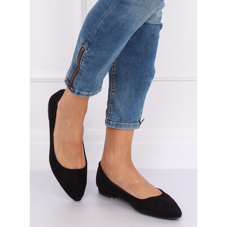 Ballerinat mantelivarpailla musta RC-76 Musta 2