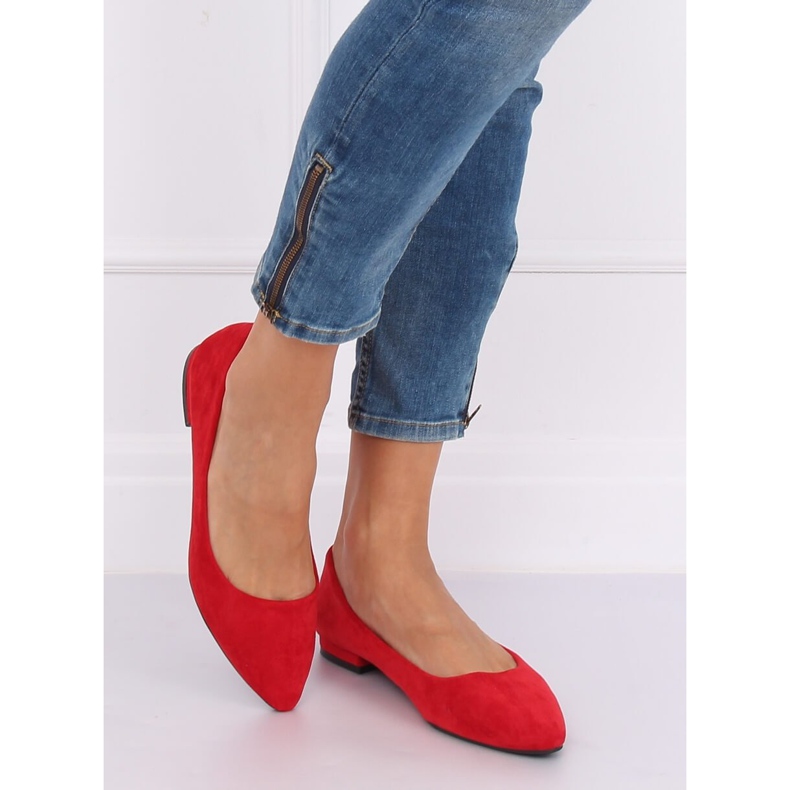 Ballerinat mantelin varpailla punainen RC-76 Red 2