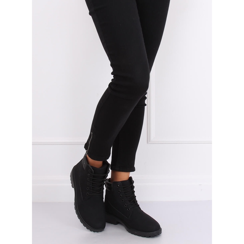 Mustat naisten puukengät W-3033 Musta 2